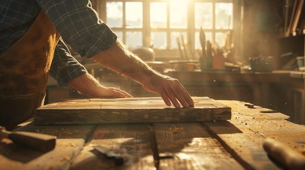 Comment fabriquer une table à manger en pin maritime déclassé pour un look rustique ?